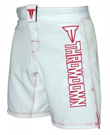 SALE Throwdown® Competition MMA Short 2.0 white/red