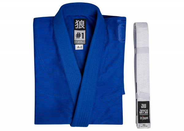 okami BJJ Gi Set Spirit - blau