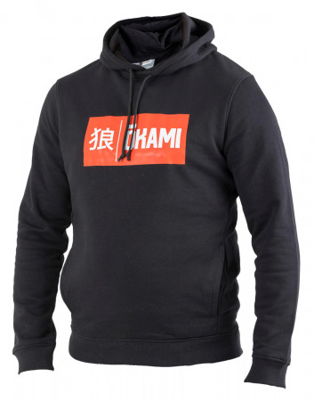 Okami Organic Hoodie Blocklogo Black