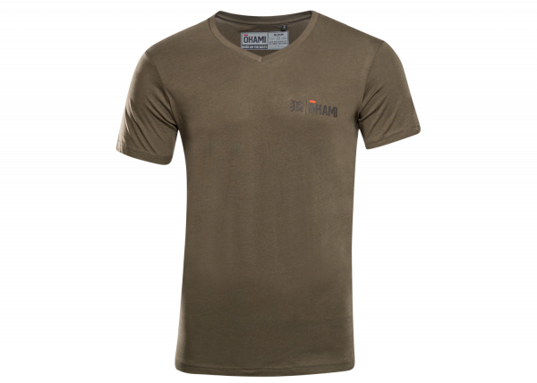 Okami T-Shirt V Khaki