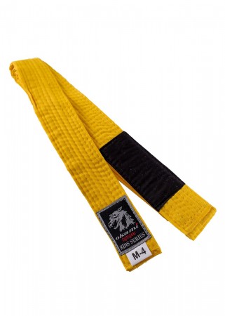 okami fightgear Kids BJJ Belt - Yellow