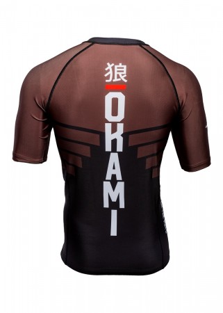 okami Competition Rashguard Brown