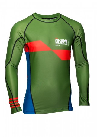 Okami Competition Basic Rashguard olive