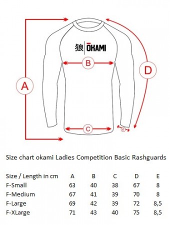 Okami Ladies Rashguard Competition Basic #2