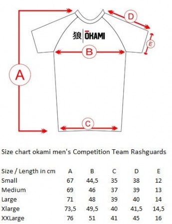 okami Competition Rashguard Blue