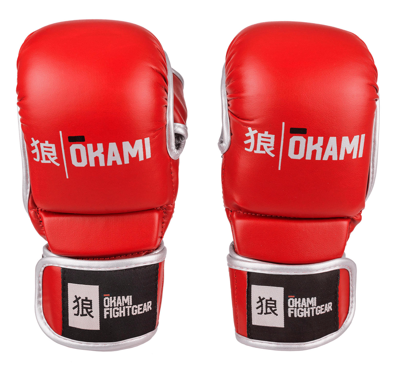 OKAMI fightgear MMA United-Fightwear - Distribution Martial Arts Combat Red Gloves Professional