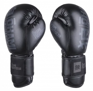 OKAMI FIGHTGEAR Boxing Gloves Rumble Black & Black