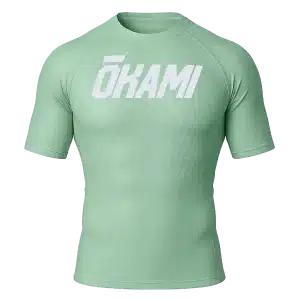OKAMI Rashguard Logo Mint