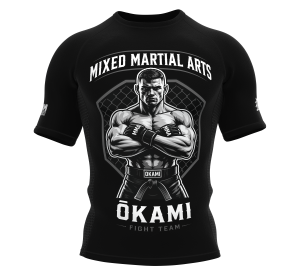 OKAMI Rashguard MMA Fight Team