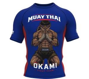 OKAMI Rashguard Muay Thai Fight Team