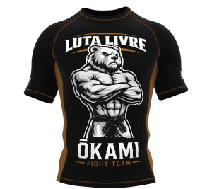 OKAMI Rashguard Luta Livre Fight Team